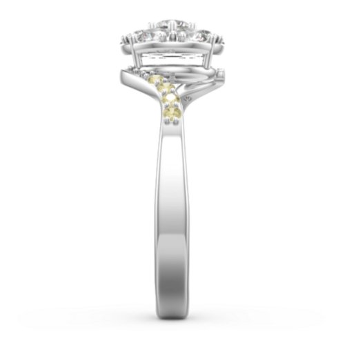 Ariel Round Cluster Ring