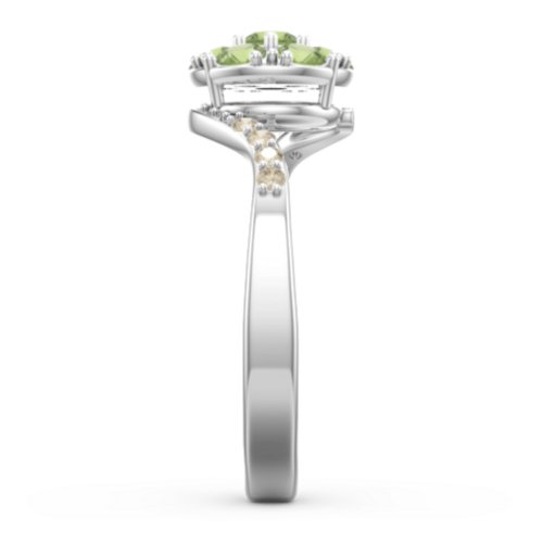 Ariel Round Cluster Ring