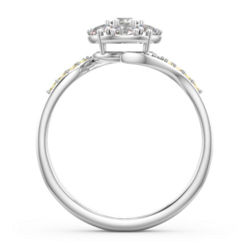 Ariel Round Cluster Ring