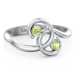 The Pinky Promise Ring in 925 Sterling Silver with Peridot