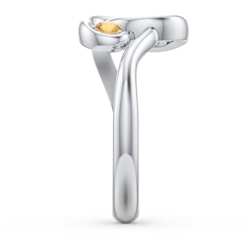 The Pinky Promise Ring – Sterling Silver with Citrine