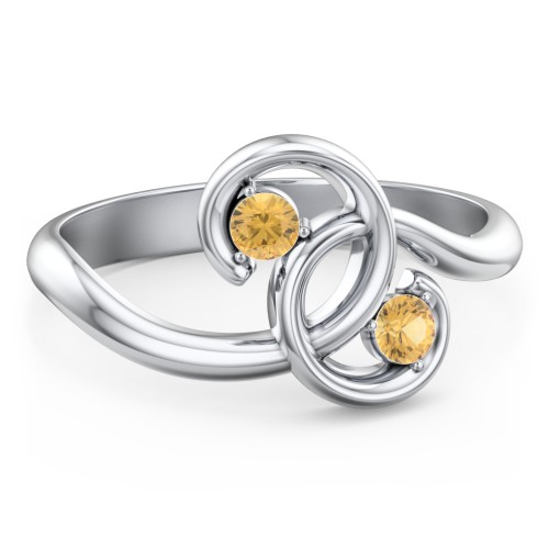 The Pinky Promise Ring – Sterling Silver with Citrine