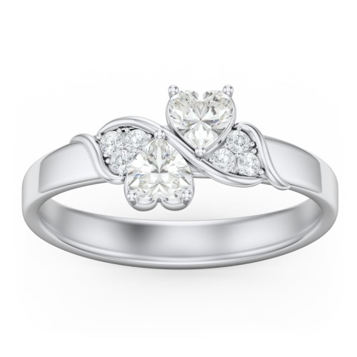 Heart of Hearts with Accent Stones Ring