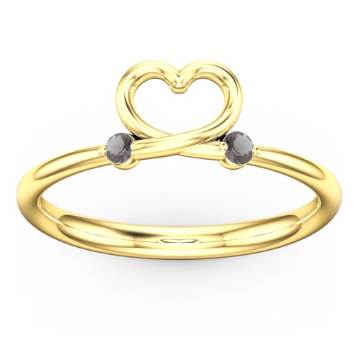 Two in Love Ring