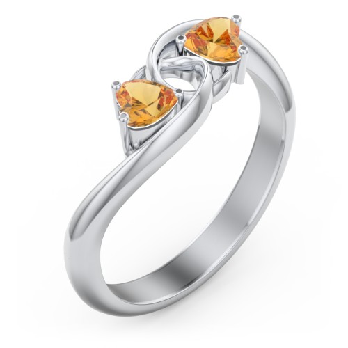 Two of Hearts Pinky Promise Ring
