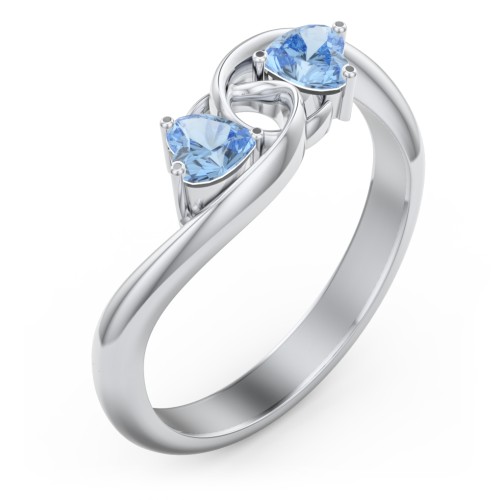 Two of Hearts Pinky Promise Ring