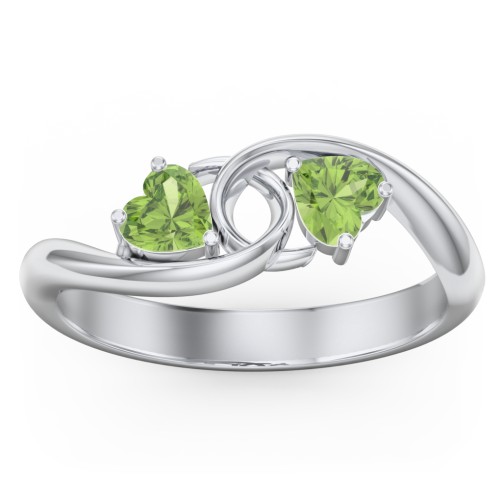 Two of Hearts Pinky Promise Ring