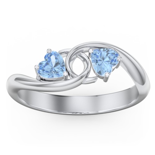 Two of Hearts Pinky Promise Ring