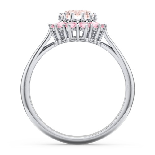 The Lady's Legacy Ring – Sterling Silver with Morganite and Pink Tourmaline