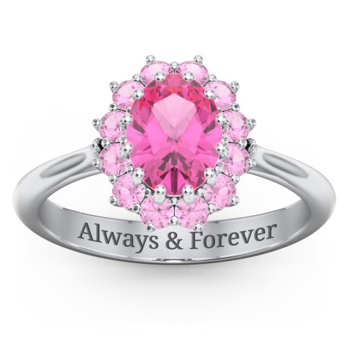 The Lady's Legacy Ring – Sterling Silver with Pink Sapphire