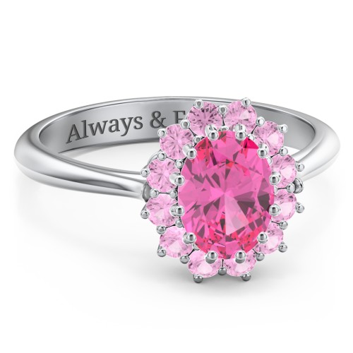 The Lady's Legacy Ring – Sterling Silver with Pink Sapphire