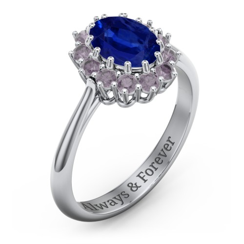 The Lady's Legacy Ring – Sterling Silver with Blue Sapphire and Alexandrite