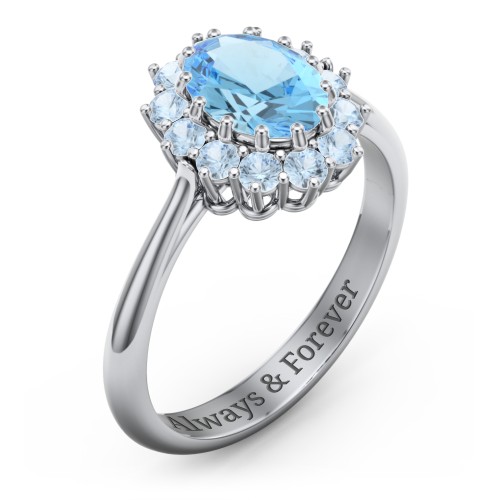 The Lady's Legacy Ring – Sterling Silver with Blue Topaz