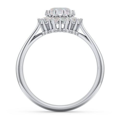 The Lady's Legacy Ring – Sterling Silver with Opal