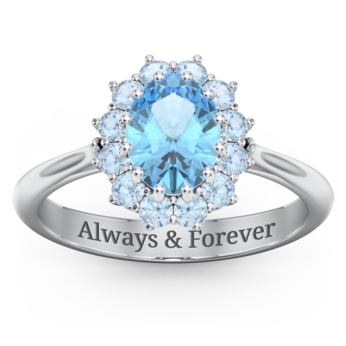 The Lady's Legacy Ring – Sterling Silver with Blue Topaz