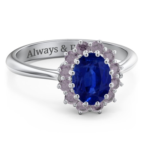 The Lady's Legacy Ring – Sterling Silver with Blue Sapphire and Alexandrite