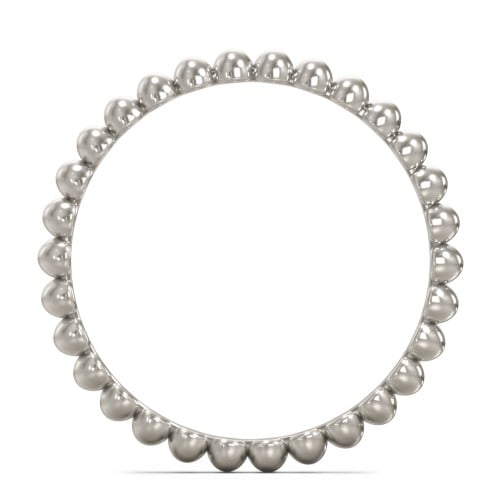 Stackable Beaded Ball Ring