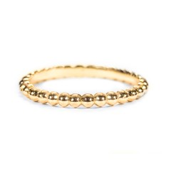 Stackable Beaded Ball Ring