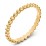 Stackable Beaded Ball Ring – 9kt Yellow Gold