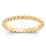 Stackable Beaded Ball Ring – 9kt Yellow Gold