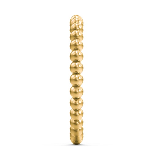 Stackable Beaded Ball Ring – 9kt Yellow Gold