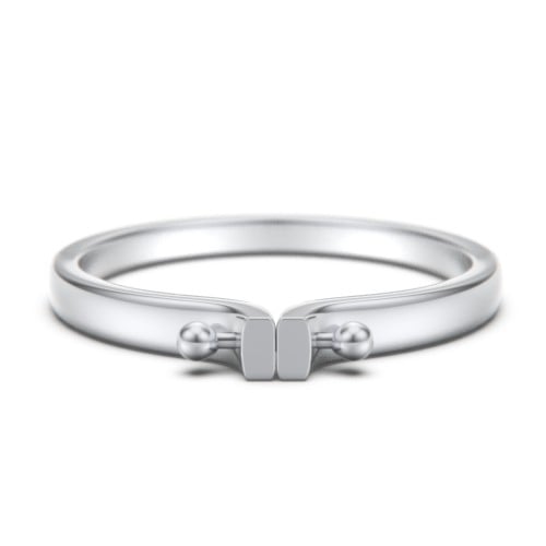 Stackable Ring with Barbell