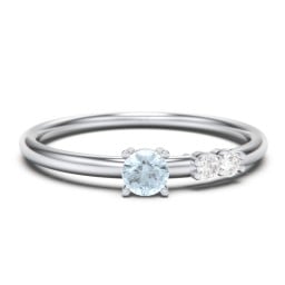 3-Stone Stacking Ring