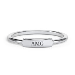 Engravable Bar Ring