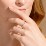 V-Shape Stacking Ring with Twisted Band – Sterling Silver
