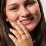 Rainbow Stackable Ring with Pavé Setting – Sterling Silver with Topaz - Rainbow