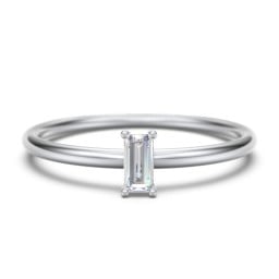 Vertical Baguette Stackable Ring
