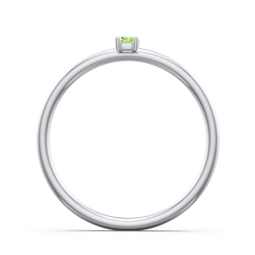 Vertical Baguette Stackable Ring