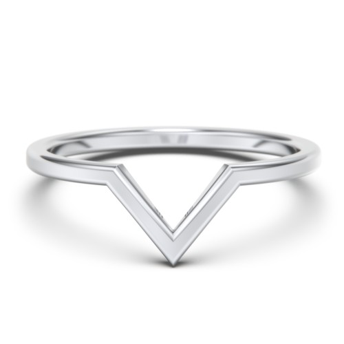 V-Shape Stackable Ring