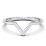 V-Shape Stackable Ring – Sterling Silver
