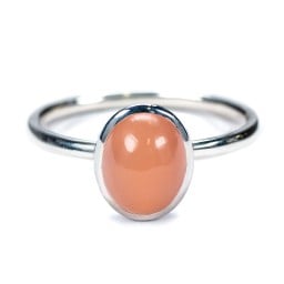 Oval Cab Gemstone Ring