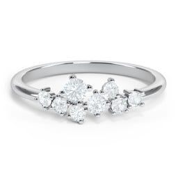 8-Stone Cluster Ring