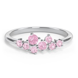 8-Stone Cluster Ring