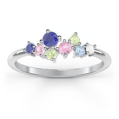 8-Stone Cluster Ring