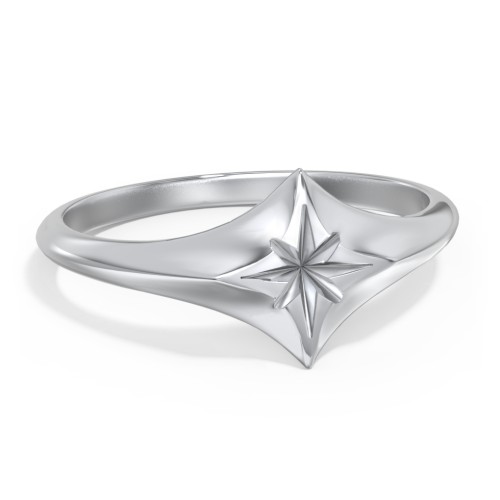 Women's North Star Signet Ring