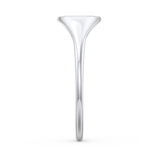 Women’s Oval Signet Ring with Accent Stones