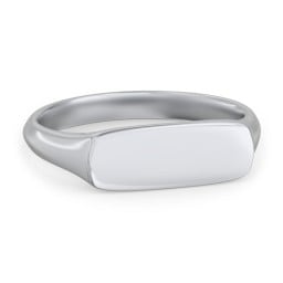 Women's Bar Signet Ring