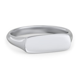 Women's Bar Signet Ring