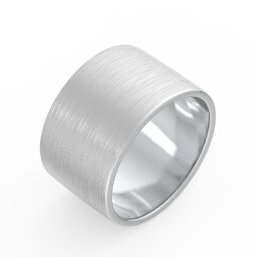 Women’s Cigar Band – Sterling Silver