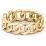 Wide Curb Link Chain Ring