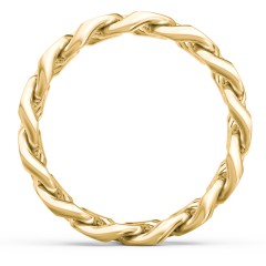 Wide Curb Link Chain Ring