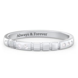 "Love" Morse Code Ring with Accents