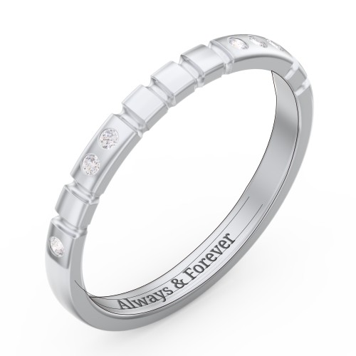 "Love" Morse Code Ring with Accents
