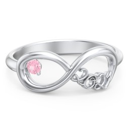2021 Infinity Ring with Birthstone