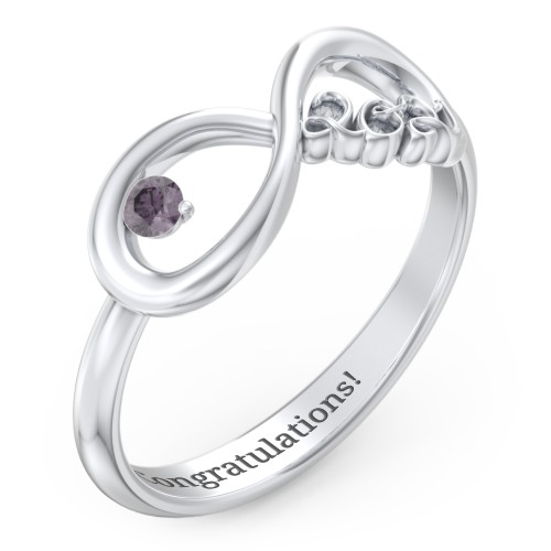 2021 Infinity Ring with Birthstone