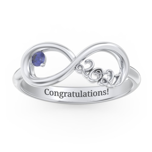 2021 Infinity Ring with Birthstone